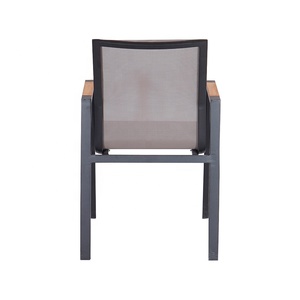 modernes et confortables de cour de patio meubles chaises de salle à manger en <span class=keywords><strong>aluminium</strong></span> de forch de jardin extérieur en vente - Product Image 5