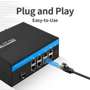 Gigabyte 8-Cổng RJ45 và 1*1000Mbps SFP Port PoE Ethernet chuyển đổi cho IP Camera - Product Image 2