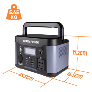 Di động ngoài trời AC 300W 600wh sạc khẩn cấp cắm trại năng lượng mặt trời Máy phát điện năng lượng nhà máy điện - Product Image 1