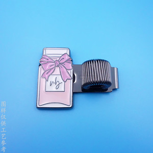 Metal Pen <b>Clip</b> 38mm Spring Loaded Alloy Anti Loss Design For Notebook Stationery Accessory - Product Image 1