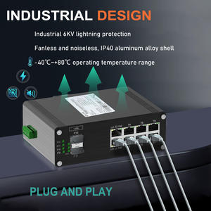 आइसो9001 औद्योगिक L2 + 8-पोर्ट 10/100/1000t + <span class=keywords><strong>2</strong></span>-पोर्ट 1000x sfp प्रबंधित ethnet स्विच 1000 मीटर ip40 एल्यूमीनियम मामले - Product Image 5