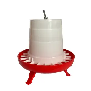 Coops Accessories Chicken Feeders and Drinkers with Adjustable Legs Automatic Poultry Feeders for Chickens LM-107