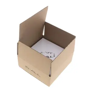 Custom Logo Printed Corrugated Packaging Recyclable Carton Box Shipping Boxes With Adhesive Seal