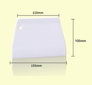 Bakest nhựa trắng fondant bột cắt mịn bát <span class=keywords><strong>Silicone</strong></span> Pastry bột nhựa <span class=keywords><strong>scraper</strong></span> - Product Image 4