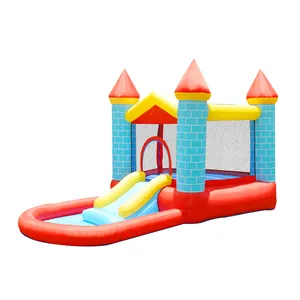 Indoor And Outdoor Backyard Party Family Flexible Kid Playing Toy Inflatable Castle Inflatable Bounce House Trampoline