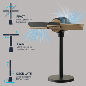 Ventilateur tour intelligent sans pales et ventilateurs sur pied, climatiseur sans pales, ventilateur silencieux sans pales avec télécommande - Product Image 1