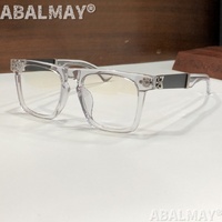 Lunettes optiques de créateur de haute qualité pour hommes et femmes, style punk BJORN AGAIN 51-21, monture de lunettes de prescription en acétate et titane de luxe
