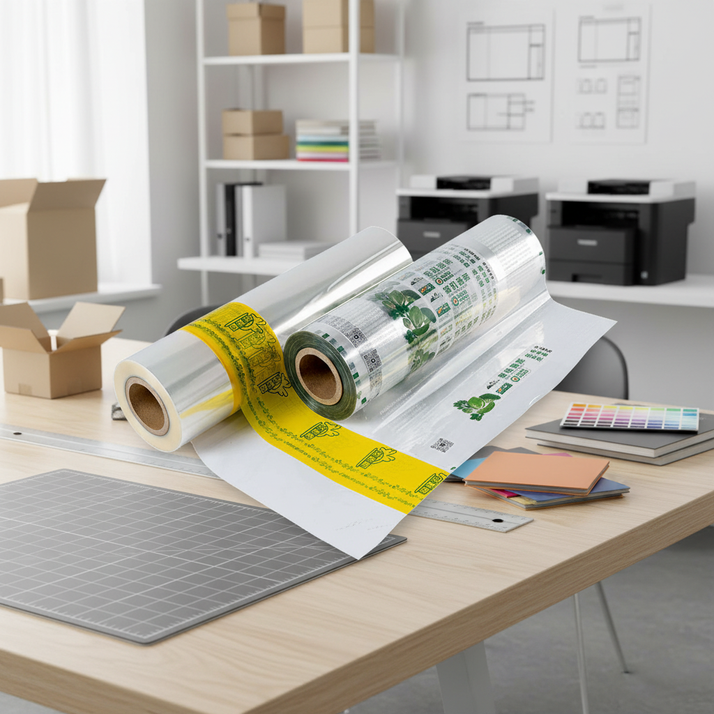 BOPP Printing Laminated Film Roll 10-300um Customized Logo Waterproof Packaging Film for Food Industrial Sealing Wholesale