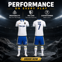 Tenue de football personnalisée Beryla pour clubs, unisexe, motif Aigle Flammant, transfert thermique, séchage rapide, maille respirante, vêtements d'équipe athlétiques, côté