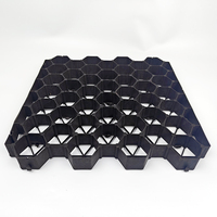 Matériaux de construction en polymère HDPE, grille en plastique alvéolée pour parking extérieur, protection des pentes de rivières et plantation d'herbe