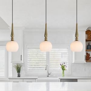 Sunsir SKD luminaire suspendu au plafond du salon lustre enfichable style vintage suspension à intensité variable pour la cuisine E26 - Product Image 4