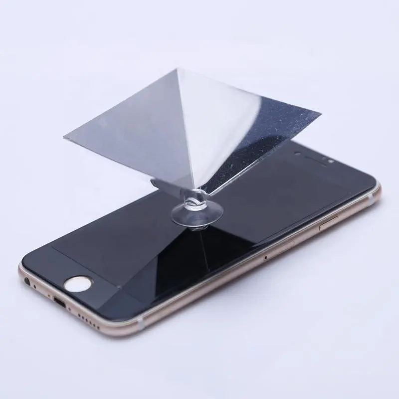 Hot Koop Hologram Viewer Piramide Smart Telefoon 3D Holografische 3D Hologram Projector Voor Relatiegeschenken