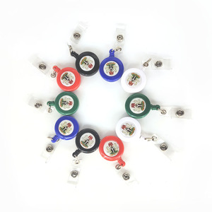 Eco-friendly Retractable Plastic Nursing <b>ID</b> <b>Card</b> <b>Holder</b> YO-YO Badge Reels for Nigeria Market Accessory - Product Image 3