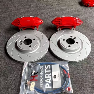 Красный гоночный тормозной суппорт, спортивный модифицированный гоночный 4-позиционный большой тормозной комплект Jcw для bmw <span class=keywords><strong>MiNi</strong></span> <span class=keywords><strong>COOPER</strong></span> WORK R50 R55 R56 R60 - Product Image 3