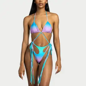 2024 Swimwear Manufacture Latest Designer Bathing Suit Custom Swimwear Beachwear One Piece Swimsuit