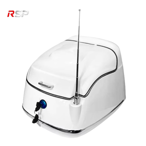 <span class=keywords><strong>Top</strong></span> <span class=keywords><strong>case</strong></span> arrière pour <span class=keywords><strong>moto</strong></span>/scooter RSP 32L, coffre à bagages verrouillable en ABS avec dossier, plaque de base en fer, kit de montage universel - Product Image 1