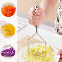 Custom Logo Keuken Fruit Groente Presser Tools Rvs Keuken Aardappel Ricer En Stamper Mini Aardappel Stamper