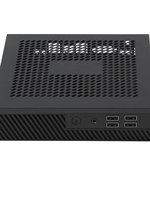Boîtier Mini-ITX Full Tower en Acier SKTC DX01, PC Portable Industriel Silencieux, Mini PC de Contrôle à Montage Arrière Demi-Hauteur