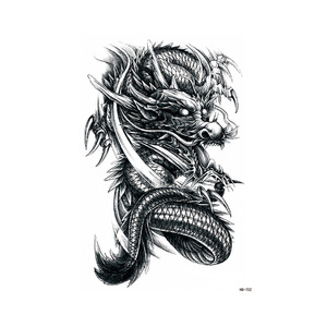 Autocollants <span class=keywords><strong>de</strong></span> <span class=keywords><strong>tatouage</strong></span> corporel <span class=keywords><strong>de</strong></span> dragon cool pour le bras, autocollants <span class=keywords><strong>de</strong></span> <span class=keywords><strong>tatouage</strong></span> <span class=keywords><strong>de</strong></span> dragon chinois tribal imperméables, images pour hommes - Product Image 4