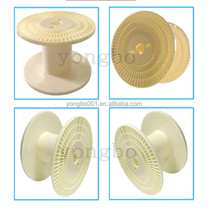 Bobine de câble conductrice professionnelle industrielle en ABS/PS, 400 mm, blanche/noire, diamètre du tube 170 mm, trou central 50 mm, emballage - Product Image 5