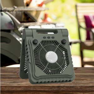 10000mAh Portable LED Lantern Fan Cordless <b>Battery</b> Operated 3 Speeds Powerbank App-Controlled Brushless Motor Outdoor Household - Product Image 1