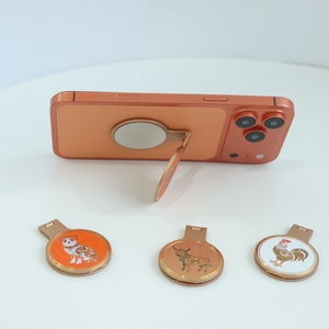 Support de téléphone de bureau métallique festif Zodiaque, avec miroir, adhésif, portable, réglable, anti-poussière, pour la maison et le bureau, <span class=keywords><strong>mini</strong></span> en métal - Product Image 6