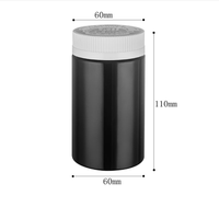 Bouteille de capsule en plastique médicale de promotion conteneur de pilule vide avec la forme de cylindre de bouchon à vis résistant d'enfants pour l'usage de médecine