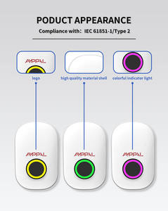 AMPPAL 7kw 32 Amp <strong>UK</strong> Type 2 Pile Manufacturer Wall Mounted AC <strong>EV</strong> Car Charger Home Charging Station for Electric Vehicles - Product Image 4