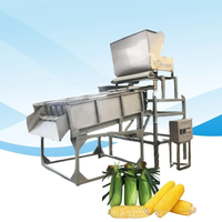 Machine à éplucher les cosses de maïs sucré de haute qualité