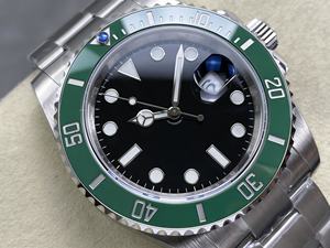 Reloj Mecánico Impermeable de Súper Calidad, 41 mm, Fábrica VS, Acero 904L, Verde, Movimiento 3235, 126610, Cerámica Negra, Reloj de Buceo Hulk - Product Image 5