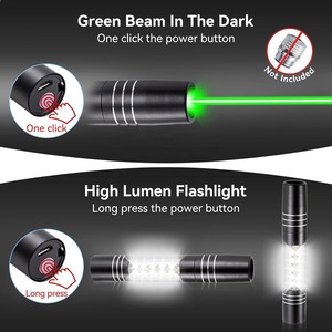 <span class=keywords><strong>2</strong></span> في 1 لمسافات طويلة قابلة لإعادة الشحن في الهواء الطلق مصباح يدوي القلم التكتيكي للعرض في الهواء الطلق البناء الفلكي - Product Image 2