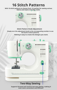 Máquina <span class=keywords><strong>de</strong></span> Coser Mecánica Multifuncional con Puntada Reversible y Función <span class=keywords><strong>de</strong></span> <span class=keywords><strong>Ojal</strong></span> - Product Image 4