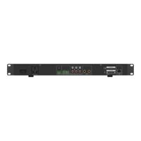 Terminal de Audio IP para Montaje en Rack con Pantalla de 1.9 Pulgadas, Decodificador de Audio en Red de un Solo Canal, DSP, Ecualizador de 10 Bandas para IP PA