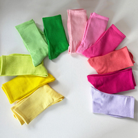 Chaussettes de sport en coton côtelées, élastiques, respirantes, écologiques, séchage rapide, couleurs vives, collection automne, vente en gros usine