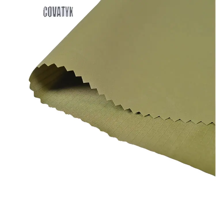 100% NYLON Cordura 패브릭 전체 무딘 70D * 70D 210T PU 코팅 비 재킷 방풍 전술 재킷 방수 야외 텐트