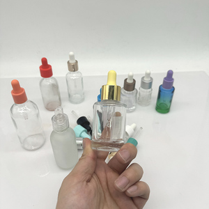 Botella de Aceite Transparente de 30ml 50ml con Gotero de Colores para Envasado de Esencias para el Cuidado de la Piel - Product Image 3