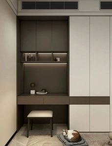 Fabricant de meubles sur mesure Meubles de chambre à coucher Armoire moderne modulaire en bois Design Garde-robe de chambre Style minimaliste - Product Image 6