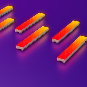 Chiếu Sáng Thương Mại Điện Tử Nhà Cung Cấp Tuya Thông Minh Đồng Bộ Âm Nhạc Âm Thanh Tấm Tường ambinet Trang Trí Nội Thất LED Tường Glide Ánh Sáng - Product Image 3