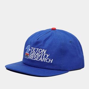 Casquette Snapback en Coton Bleu Non Structurée à 5 Panneaux avec Logo Personnalisé OEM, Broderie, Bord Plat, Couleur Contrastée, Mode - Product Image 3