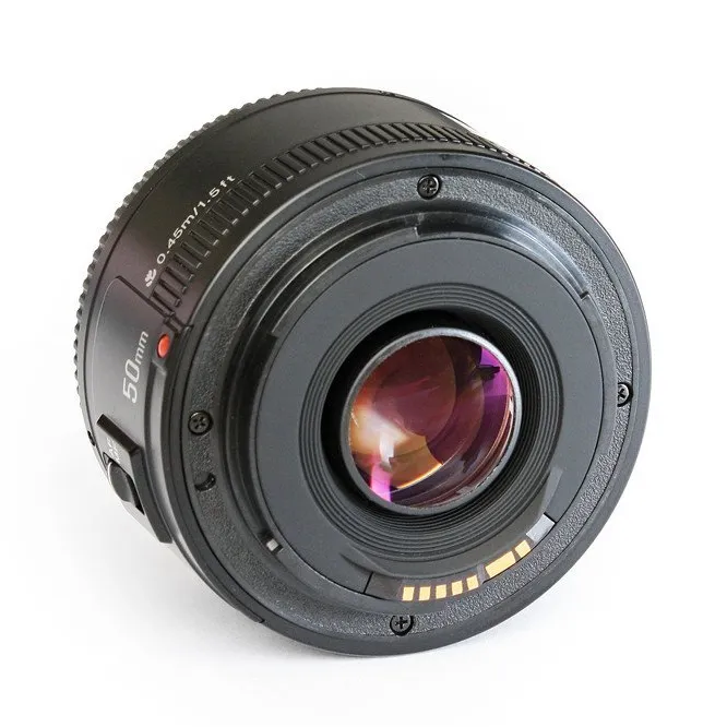 YONGNUO 50mm Lens YN50mm F1.8 Camera Lens EF 50mm for Aperture Lenses For EOS DSLR 700D 750D 800D 5D Mark II IV 10D 1300D