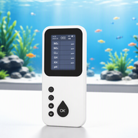 Kit de test d'eau numérique pour aquarium d'eau douce et d'eau salée, test du pH, des nitrates, des nitrites, du chlore, de la dureté totale, du carbonate