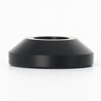 Matte Black Stainless Steel POM Conical Retaining for CNC Turned Anti Stray Light Custom Industrial Camera Lens Vision