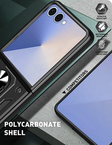 Funda Protectora Plegable para <span class=keywords><strong>Samsung</strong></span> Z <span class=keywords><strong>Flip</strong></span> 8/7/6, Resistente a Arañazos y Huellas Dactilares - Product Image 2