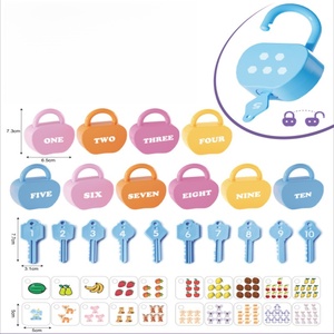 Juego Educativo de Plástico para Bebés y Niños Pequeños, con Números y Letras para Desbloquear y Asociar, Desarrolla la Motricidad Fina - Product Image 6