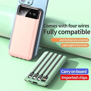 พาวเวอร์แบงค์ขนาดเล็ก 20000mAh รุ่นใหม่ ขายดี ปี 2025 ราคาส่งถูกจากโรงงาน พร้อมที่เก็บสายในตัว จอ LED แสดงผล ชาร์จเร็ว - Product Image 5