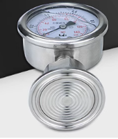 SHKEQI YTP-60BF Stainless Steel Diaphragm Digital Pressure Gauge Tri-Clamp 0~6MPa Range Efficient Pressure Management OEM/ODM
