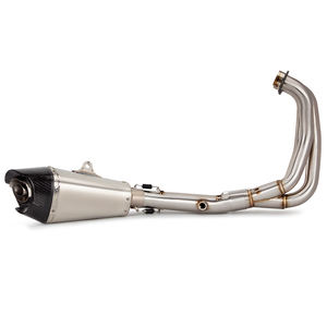 Système d'Échappement MT09 pour Yamaha FZ09 XSR900 TRACER 900 2014-2020, Collecteurs de Tuyaux de <span class=keywords><strong>Course</strong></span> de Moto AT2 avec Silencieux et DB Killer - Product Image 6