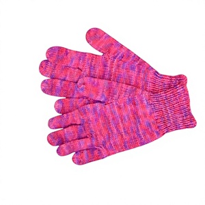 Mitaines tricotées épaisses isolantes à doigts entiers en acrylique/coton imprimées par transfert thermique pour femmes et hommes, idéales pour l'hiver et les températures froides - Product Image 6