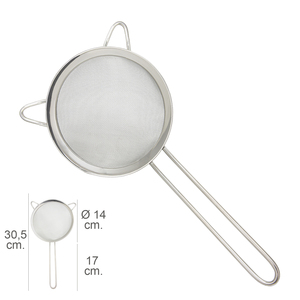 Colino in acciaio inox O/ 14 x 30,5 cm. - Product Image 1