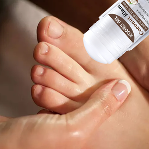 Baume pour les pieds et les mains à la noix de coco avec logo personnalisé, baume pour les cuticules, crème réparatrice pour les ongles à base de plantes avec huile de jojoba et vitamine E, baume pour les talons secs - Product Image 4